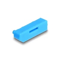 Delock Port Blocker DisplayPort Buchse 10 Stück Blau - Kabeltyp: Andere - Videoanschluss Seite A: DisplayPort - Videoanschluss Seite B: Keiner