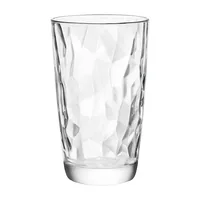 Bormioli Rocco Longdrinkglas Diamond 470 ml, 6 Stück, Transparent - Material: Glas - Höhe: 14.4 cm - Volumen: 470 ml - Glas Typ: Longdrinkglas - Verpackungseinheit: 6 Stück - Detailfarbe: Transparent
