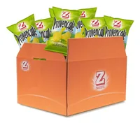 Zweifel Original Chips Provençale 20 x 30 g - Produkttyp: Nature Chips - Nährwertangabe pro: 100 g - Energiegehalt (in kj): 2153 KJ - Energiegehalt (in kcal): 516 Kcal - Fett: 31 g - Gesättigte Fettsäuren: 1.8 g