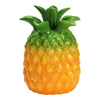 G. Wurm Vase Ananas 21 cm, Gelb/Grün - Assortiert: Nein - Höhe: 21 cm - Detailfarbe: Gelb - Grün - Detailmaterial: Keramik - Grundmaterial: Keramik