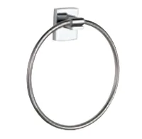 tesa Klaam Handtuchring Silber - Befestigung: Kleben - Material: Metall - Farbe: Silber