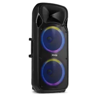 Fenton Lautsprecher FT212 lED MK2 - Lautsprecher Kategorie: Aktiv - Bauweise: Multifunktionsbox - Eigenschaften: Bluetooth Audio Streaming - Akkubetrieb - Integrierter Lichteffekt - Mikrofoneingang - Bestückung: 1x 1 - 2x 12