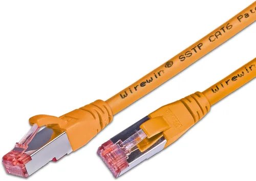 Wirewin S/FTP CAT6 0.5m networking cable Orange S/FTP (S-STP) Round