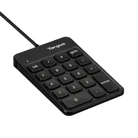 Targus Ziffernblock AKP13GL USB verkabelt - Verbindungsmöglichkeiten: USB Typ-A - USB Typ-C - Detailfarbe: Schwarz