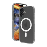 dbramante1928 Back Cover Greenland Pro MS iPhone 17 Transparent/Weiss - Grundfarbe: Transparent - Fallsicher: Ja - Kompatible Hersteller: Apple - Detailfarbe: Transparent - Weiss - Mobiltelefon Kompatibilität: iPhone 17 - Material: Kunststoff