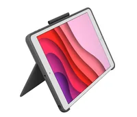 Logitech Combo Touch Tastatur-Case für iPad 7.Gen, 8.Gen, 9.Gen - grafit