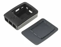 Raspberry Pi Gehäuse für Raspberry Pi 3 Typ B / B+ Grau/Schwarz - Set: Nein - Zubehörtyp: Gehäuse