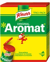 Knorr Gewürz Aromat 3 x 90 g - Produkttyp: Gewürzmischungen - Ernährungsweise: Vegetarisch - Produktionsland: Schweiz - Zertifikate: Keine Zertifizierung - Packungsgrösse: 270 g - Fairtrade: Nein