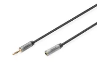 DIGITUS Audio Verlängerung 3,5mm Klinke SteckerBuchse 1,8M