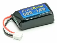 FliteZone RC-Akku LiPo 500 mAh 7.4 V 30C 120x - Akkutyp: Lithium-Polymer (LiPo) - Spannung: 7.4 V - Anwendungsbereich: Flugmodelle - Akkukapazität: 500 mAh - Breite: 14 mm - Balancer-Anschluss: JST-XH