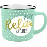 Sheepworld Universaltasse Relax 350 ml , 1 Stück, Hellgrün - Material: Keramik - Tassen Typ: Universaltasse - Ausstattung: Henkel - Detailfarbe: Hellgrün - Verpackungseinheit: 1 Stück - Volumen: 350 ml