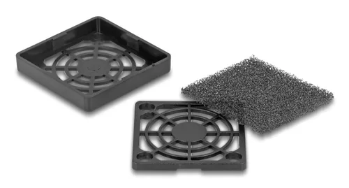 Delock Lüftergitter mit Staubfilter 40 x 40 mm - Zubehörtyp: Lüftergitter