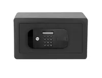 Yale Tresor Compact S, 9.6 l - Widerstandsfähigkeit: Keine Angabe - Schlossart: Tastencode - Nutzinhalt Gesamt: 9.6 l - Detailfarbe: Schwarz - Verwendung Tresor: Datenschutz - Anzahl Bolzen: 1