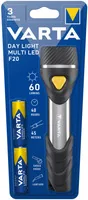 Varta Day Light Multi LED F20 Nero, Argento, Giallo Torcia a mano