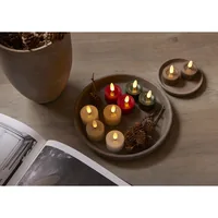 Star Trading LED Teelichter Set 2 Pack Flow 5 cm – Beige - Betriebsart: Akkubetrieb - Fernbedienung: Nein - Aussenanwendung: Nein - Timerfunktion: Ja - Set: Ja - Durchmesser: 4 cm