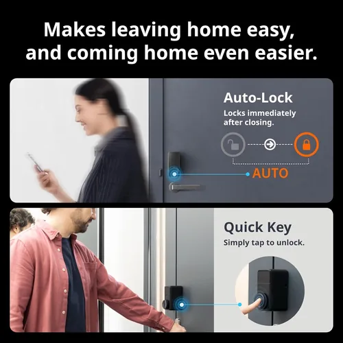 SwitchBot Smart Lock Pro elektronisches Türschloss schwarz