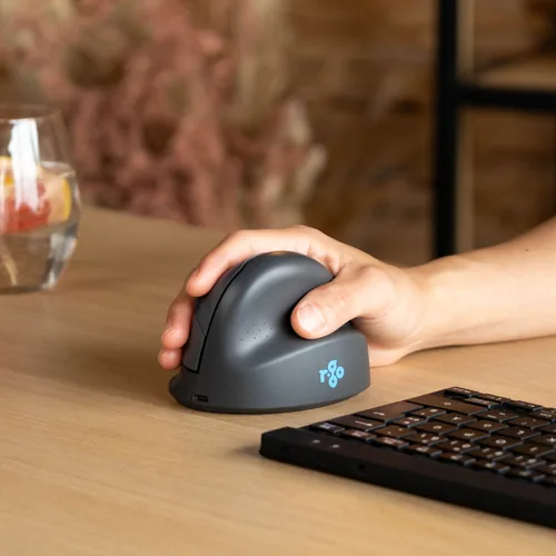 R-Go Tools RGOHEBAMRWL mouse Office Right-hand Optical 1600 DPI