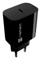 WALL CHARGER NATEC RIBERA 1X USB-C 20W BLACK