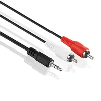 HDSUPPLY LP-AC030-005-V2 audio cable 0.5 m 2 x RCA 3.5mm Black, White, Red