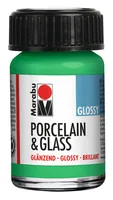 Marabu Glas- und Porzellanfarbe 158 Apfel, 15 ml - Art: Glas- und Porzellanfarbe - Detailfarbe: Apfelgrün - Set: Nein - Verpackungseinheit: 1 Stück