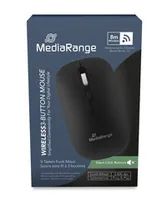 MediaRange optische 4-Tasten Funk-Maus,Mulitpairing,Sym, sw