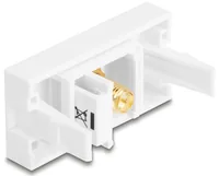 DELOCK Easy 45 Modul RP-SMA Bu zu RP-SMA Buchse weiß
