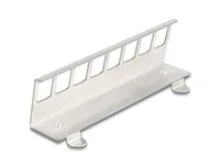 Delock Hutschienenhalter Keystone Metall 8 Port - Typ: DIN-Schienenhalterung - Halterung - Detailfarbe: Silber