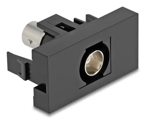 DELOCK Easy 45 Modul BNC Buchse zu BNC Buchse schwarz