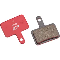 JAGWIRE Bremsbeläge SPORT Disc Brake Pads Rot - Kühlrippen: Nein - Kompatibilität Hersteller: Promax - RST - Shimano - Tektro - TRP - Belagmischung: Semi-Metallisch - Für Bremsenmodell: Acera M3050 - Alivio M4050 - Aquila - Auriga - Auriga E-Comp - Auriga