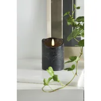 Star Trading LED Pillar Candle Flamme Rustic