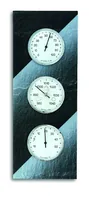 TFA Dostmann Wetterstation Domatic Schiefer geschnitten und lackiert - Funktionen: Innentemperatur - Innenluftdruck - Set: Nein - Typ: Wetterstation