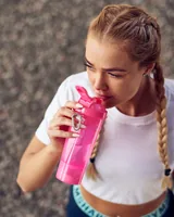 Smartshake Slim 500 ml, Pink - Material: Kunststoff - Nachhaltigkeit: BPA-Frei - Made in Switzerland - Spülmaschinenfest: Ja - Farbe: Pink - Für Kinder: Keine Angaben - Verschlusstyp: Schraubverschluss