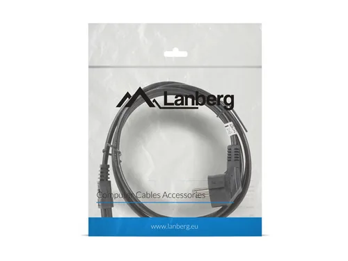 Lanberg CA-C5CA-11CC-0018-BK power cable Black 1.8 m CEE7/7 C5 coupler