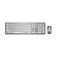 MediaRange Funk-Tastatur und optis. Funk-Maus Set QWERTZ sil