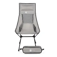 Trekony Campingstuhl Hoch Grau Stahl - Tiefe: 61 cm - Zielgruppe: Erwachsene - Breite: 62 cm - Breite (Packmass): 16 cm - Tiefe (Packmass): 45 cm - Höhe (Packmass): 14 cm