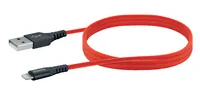 Schwaiger USB-Kabel 2.0 St. A->Apple Lightning 1,20m Rot