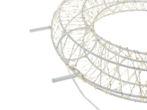 COCON LED-Ring 3D, Metall - Betriebsart: Netzbetrieb - Fernbedienung: Nein - Aussenanwendung: Ja - Anwendungszweck: Stehend - Timerfunktion: Nein - Set: Nein
