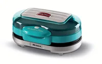 Ariete Hamburger-Grill Party Time ARI-205-BL 1200 W, Blau - Produkttyp: Hamburger-Grill - Höhenverstellbar: Nein - Detailfarbe: Blau - Leistung: 1200 W - Temperatur einstellbar: Nein - Anzahl unterschiedliche Grillplatten: 2