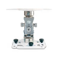 Euromet Deckenhalterung ARAKNO Mini Weiss - Beameraufnahme: 100 bis 337 mm - Eigenschaften: Deckenmontage - Neigbar vertikal - Professionelle Justierung - Drehbar - Neigbar horizontal - Optional Verlängerbar - Detailfarbe: Weiss - Maximale Tragkraft: 20 k