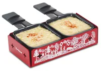 Trisa Teelicht-Raclette Explore the Alps Rot - Detailfarbe: Rot - Anzahl Teelichte: 4 × - Material: Stahl