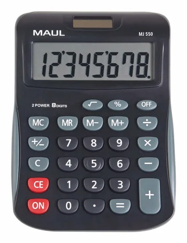 MAUL MJ 550 calcolatrice Tasca Calcolatrice con display Nero