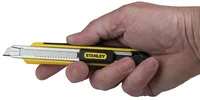 Stanley Fatmax Cutter Fatmax 9 mm - Set: Nein - Funktionen: Klingenarretierung - Einziehbare Klinge - Klingenmagazin - Typ: Cutter