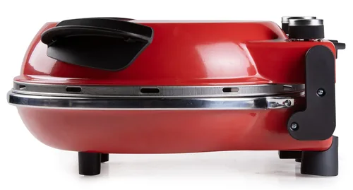 Domo Pizzaofen DO9284PZ - Anzahl Personen: 1 - Detailfarbe: Rot - Leistung: 1200 W - Produkttyp: Pizzamaker