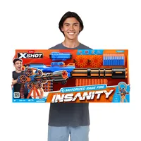 XSHOT Insanity Motorized Rage Fire (72 Darts) ZURU