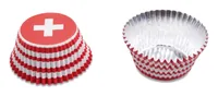 Städter Muffin Backform Maxi Schweiz 50 Stück - Materialtyp: Papier - Material: Papier - Nachhaltigkeit: Nicht angegeben - Backform Typ: Muffin-Backform - Motiv: Schweiz - Detailfarbe: Mehrfarbig