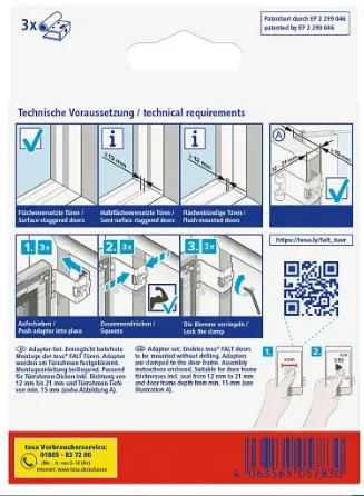 TESA 55419-00000-00 mounting kit Aluminium