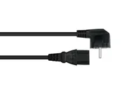 kabelmeister Kaltgeräteverläng. Stecker C14C13 schw. 0,5m