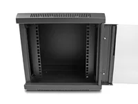 DeLOCK 10″ Network Cabinet with glass door 6U black