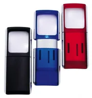WEDO Rechtecklupe mit LED-Licht 271751599 15 Stück, Display
