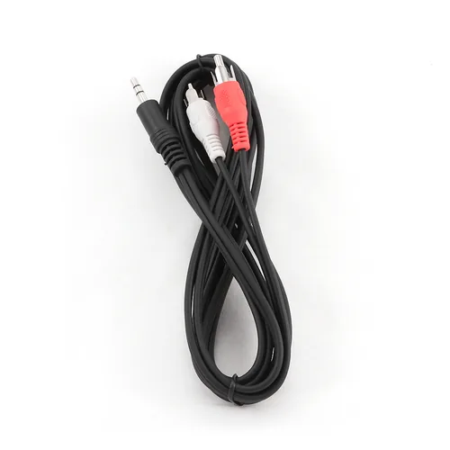 Gembird 2.5m, 3.5mm/2xRCA, M/M audio cable Black, Red, White